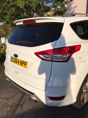 Ford Kuga 2008-2016 Außenspiegel Regenabweiser Visier Carbon Augenbrauen mk1 und 2