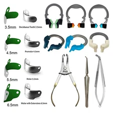 Dental Matrix Bands Ring Sectional Matrice Clamp Fit Garrison Palodent V3 System