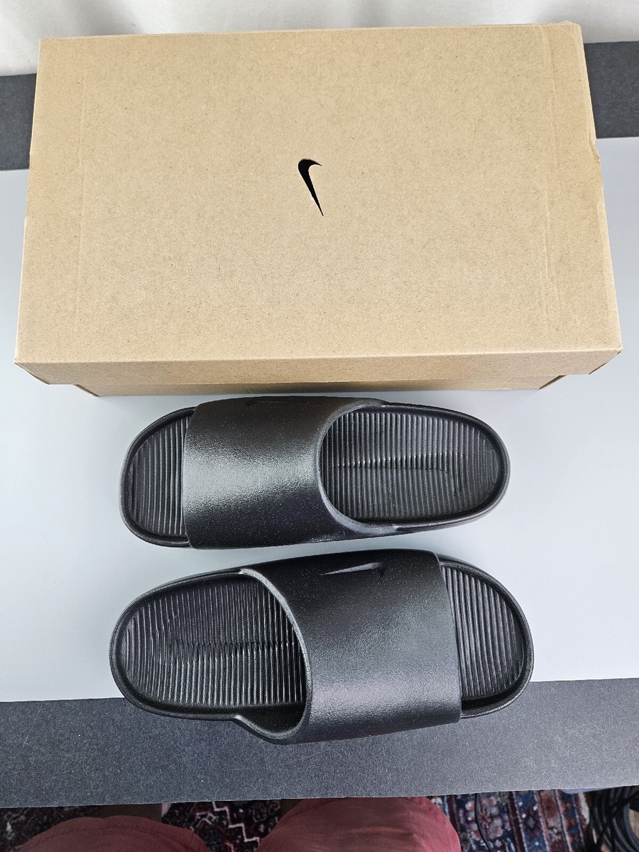 NEW Nike CALM SLIDE Slides Slip Ons Women's Size 8 Black