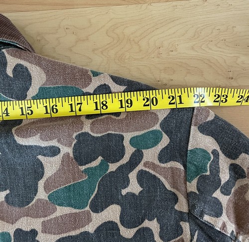 VTG Game Winner Hunting Camo Button Front Size L/ XL Jacket Long Sleeves - Picture 19 of 19