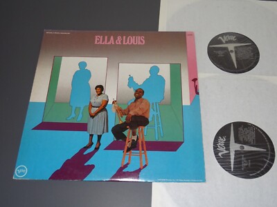 ELLA FITZGERALD & LOUIS ARMSTRONG - ELLA & LOUIS / USA 2-VINYL-LP-SET 1972 (EX)