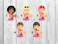 Beach Day, Pool, Vacation Girl Planner Stickers- Perfect For Any Planner, ECLP