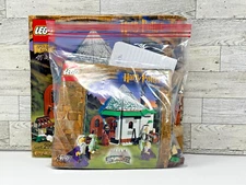Vintage 2001 LEGO Harry Potter Hagrid's Hut #4707 w/ Box, 84% COMPLETE