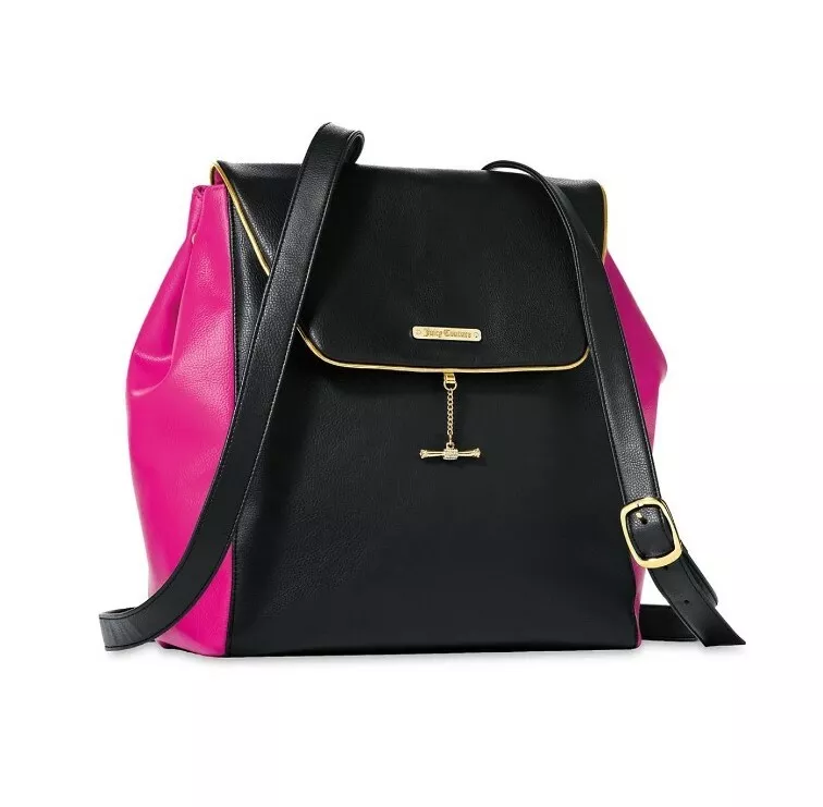 Juicy couture pink clearance and black backpack