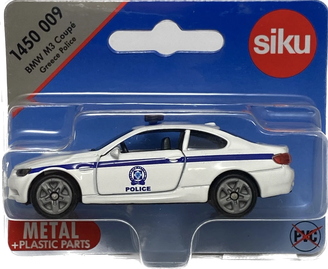 BMW M3 Coupe E92 Greek Greece Police SIKU Patrol Car 1450 009 1:55 2023 |  eBay