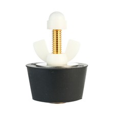 9 Winter Plug Blow Thru With Schrader Valve 1.5 Inch Pipe 1.75 Inch Fittings