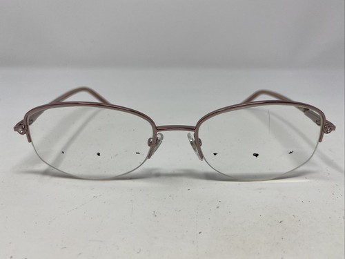 Sferoflex 2587B 299 53-18-135 Light Rose Metal Half Rim Eyeglasses Frame -231