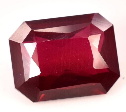 9.25 Ct Natural Mozambique Blood Deep Red Ruby Unheated Loose Certified Gem - Picture 1 of 8
