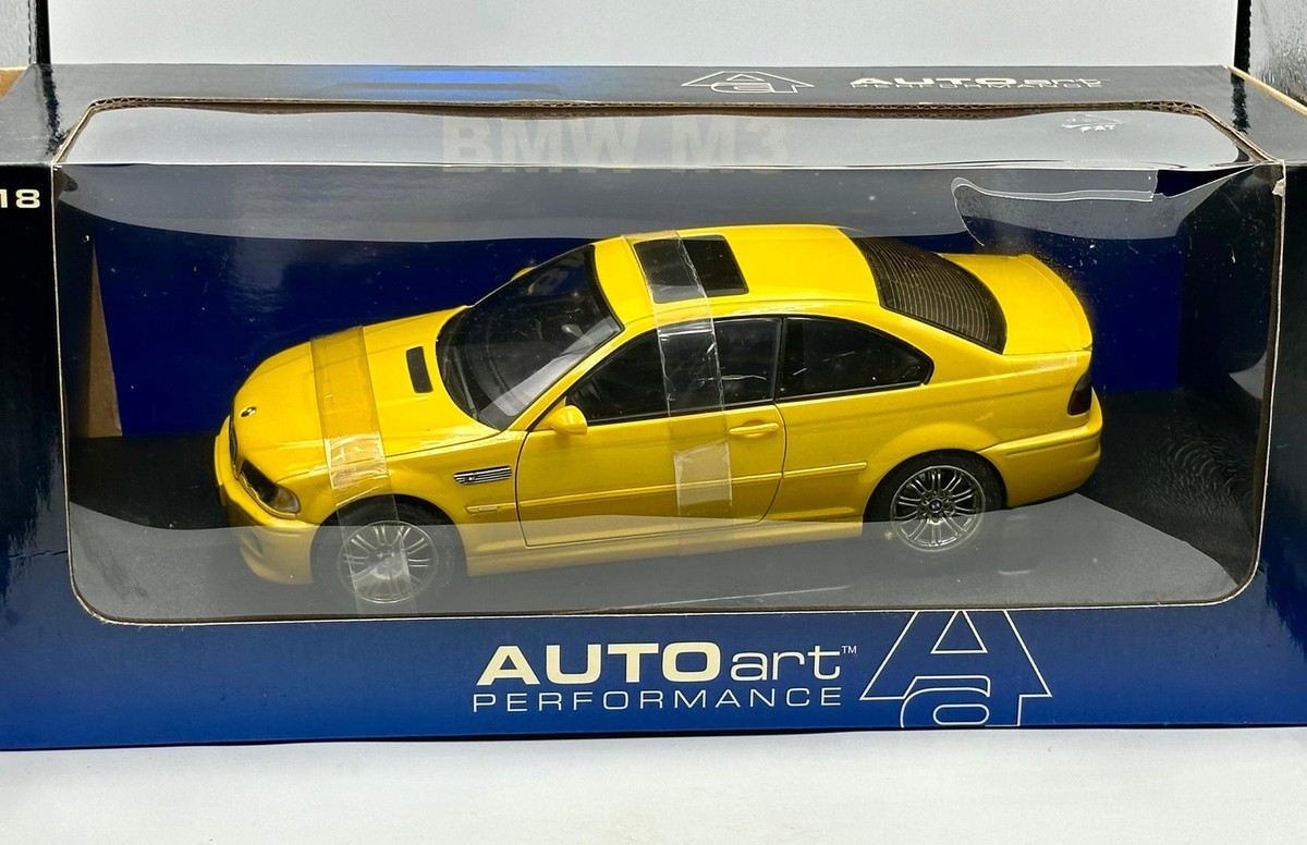 1:18 BMW M3 E46 Coupe -- Yellow -- AUTOart 70542 | eBay Australia