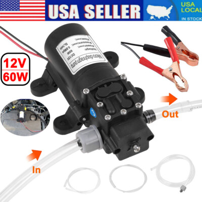 12V Motor Oil Fuel Fluid Extractor Electric Siphon Transfer Change Pump 60W