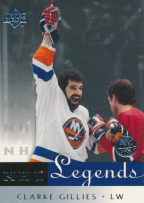2001-02 Upper Deck Legends #44 CLARKE GILLIES - New York Islanders