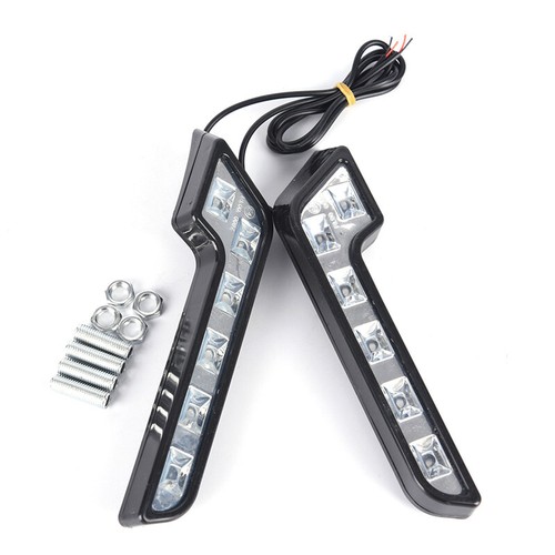 2x Bright 6LED Super White Car Driving Lamp Fog 12V DRL Daytime Running Lighy!ex - Picture 6 of 12