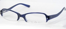Vintage CECI 403 700 BLUE EYEGLASSES GLASSES FRAME w/ Crystals 52-18-140 Germany