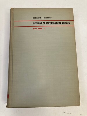 Methods of Mathematical Physics Vol 1 David Hilbert