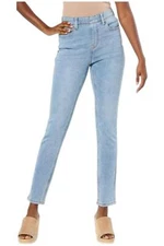 DG2 by Diane Gilman Women's Denim 5Pocket Jegging Chambray