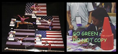 Poster Firmato Simone Biles 11x14 – Foto Olimpiadi Tokyo, Autografato Con Certificazione JSA, Nuovo - Foto 3