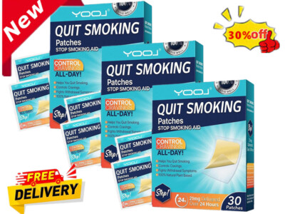 90X Patches Stop Smoking Aid Steps 1 Through 3 to Quit Smoking Patches+ QXV.