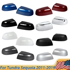 For Toyota Tundra Sequoia 2011-2019 Rearview Mirror Cover Cap Replacement 1 Pair