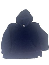 NWOT Gap Kids Girls Logo Hoodie Sherpa Lining NAVY BLUE SIZE 8