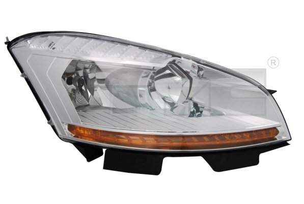 Right TYC 20-11255-05-2 Headlight for CITROËN