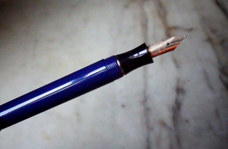 Stylo Plume Sheaffer Balance En Résine Verte Marbrée - Plume En Or 14 Carats