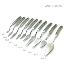 Japanese Full-Metal-body Palette Knife Scraper Spatula for Artist Oil Painting