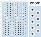1/18 1/20 1/12 1/8 1/9 1/16 decals eyes for Figures (731)
