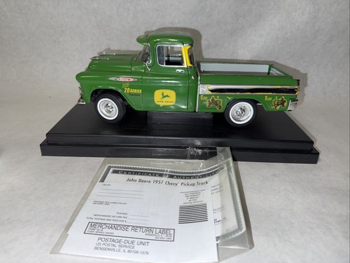 John Deere 1957 Chevrolet 3100 Pickup Truck 1:18 Green 720 820 HAMILTON A27 - Picture 9 of 14