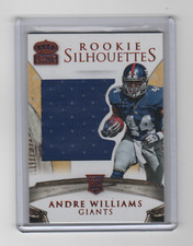 ANDRE WILLIAMS 2014 Crown Royale ROOKIE SILHOUETTES #237 (119/199) NY GIANTS