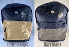 QUIKSILVER 'Everyday Poster Double' Large 30L Backpack - Honey Heather or Navy