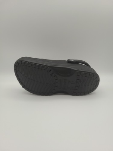 Crocs Baya Men Size 5 Women Size 7 Black Slip-on Faux Fur Lined Clog 205969-060 - Picture 7 of 8