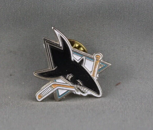 San Jose Sharks Pin - Original Logo by Ace - Stamped Pin