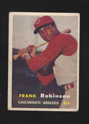 1957  TOPPS    FRANK  ROBINSON  ROOKIE  #  35 - Picture 1 of 2