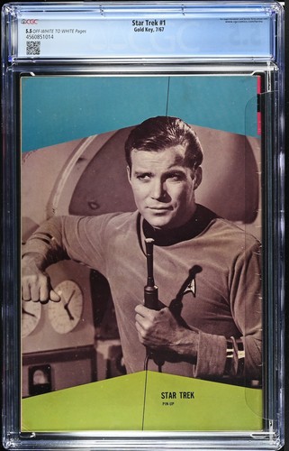 Cómic Star Trek #1 - Gold Key 1967 CGC 5,5 1er Star Trek. Shatner, Nimoy an - Imagen 2 de 2
