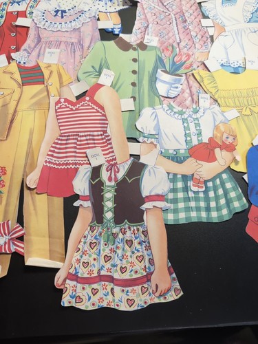 Vtg Original MARGARET O'BRIEN Paper Dolls 1940s Dolls Clothes Accessories CUT - Picture 10 of 12