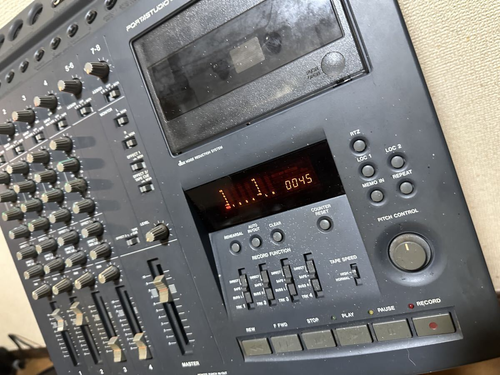 TASCAM 424 MKII Portastudio 4-Track Cassette Tape Recorder Mixer Tested Japan - Picture 3 of 6