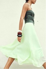 Pleated Midi Skirt Size S