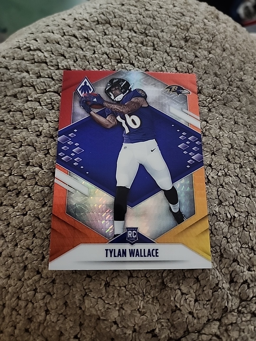 2021 Panini Phoenix - Fire Burst #136 Tylan Wallace RC