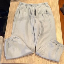 Old Navy Women s Light Blue Fleece Jogger Sweatpants Size M