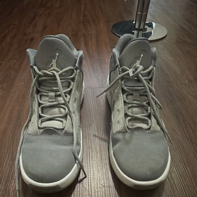 Jordan Max Aura 2 CK6636-012 Medium Grey High Top Leather Sneaker