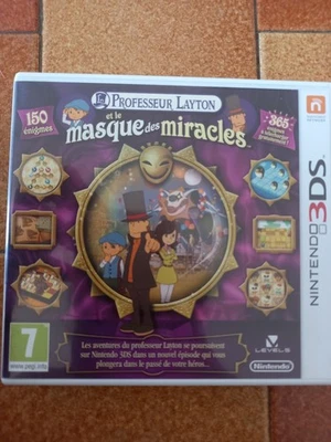 Jeu Professeur Layton et le masque des miracle Excellent état - Photo 1/3