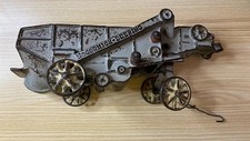 Antique Arcade Cast Iron McCormick-Deering Thresher Machine Need Repairs