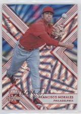 2018 Panini Elite Extra Edition Aspirations Red /150 Francisco Morales #118 v1x