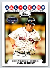 2008 Topps Updates & Highlights #UH221 J.D. Drew Boston Red Sox