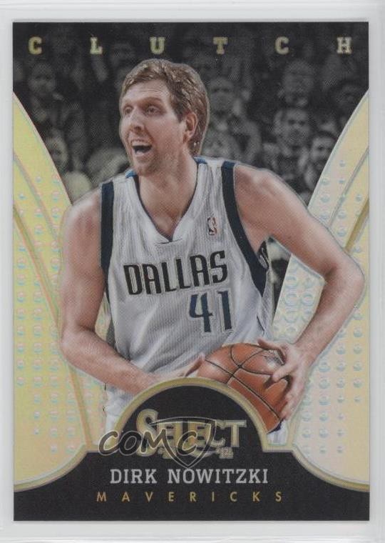 2013-14 Panini Select Clutch Silver Prizm Dirk Nowitzki #1 HOF 1p8