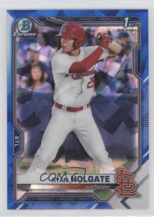 2021 Bowman Chrome Draft Sapphire Edition Ryan Holgate #BDC-148 0fz3
