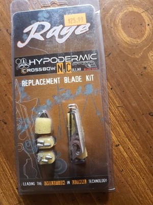 Rage Replacement Blades Kit for 100/125gr Hypodermic NC Broadheads - R38205