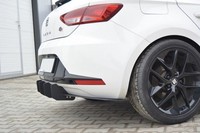 Heckansatz Diffusor Passend FüR Seat Leon III FR Schwarz Matt