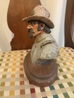 Michael Garman Western Americana Cowboy Bust Figurine Sculpture on Base — photo 5