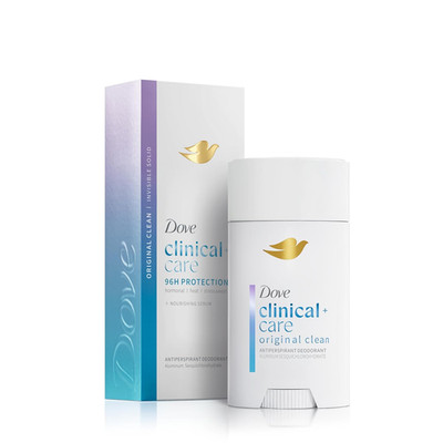 Dove Clinical + Care Antiperspirant Deodorant Invisible Solid Stick for Women Or